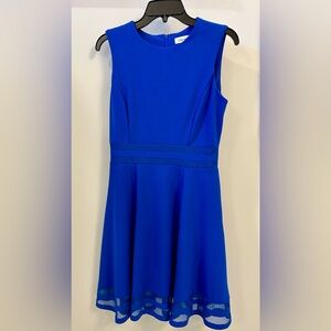 Royal blue Calvin Klein dress